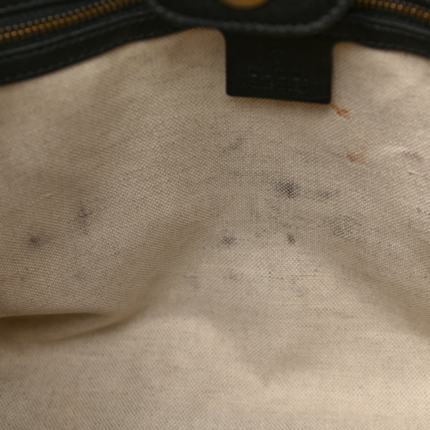 Calfskin Medium GG Running Tote Black