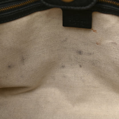 Gucci Calfskin Medium GG Running Tote Black 10 of 20