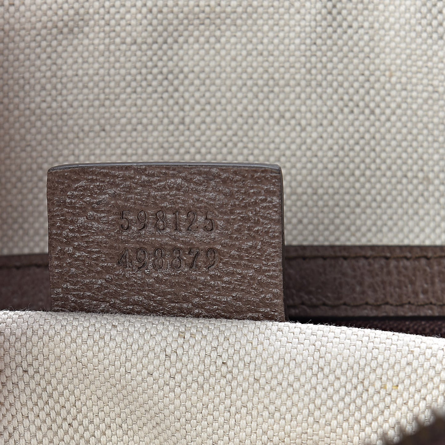 GG Supreme Monogram Web Small Ophidia Half Moon Hobo Brown
