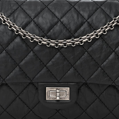 Chanel Aged Calfskin Quilted 2.55 Reissue 226 Flap Black 8 of 13