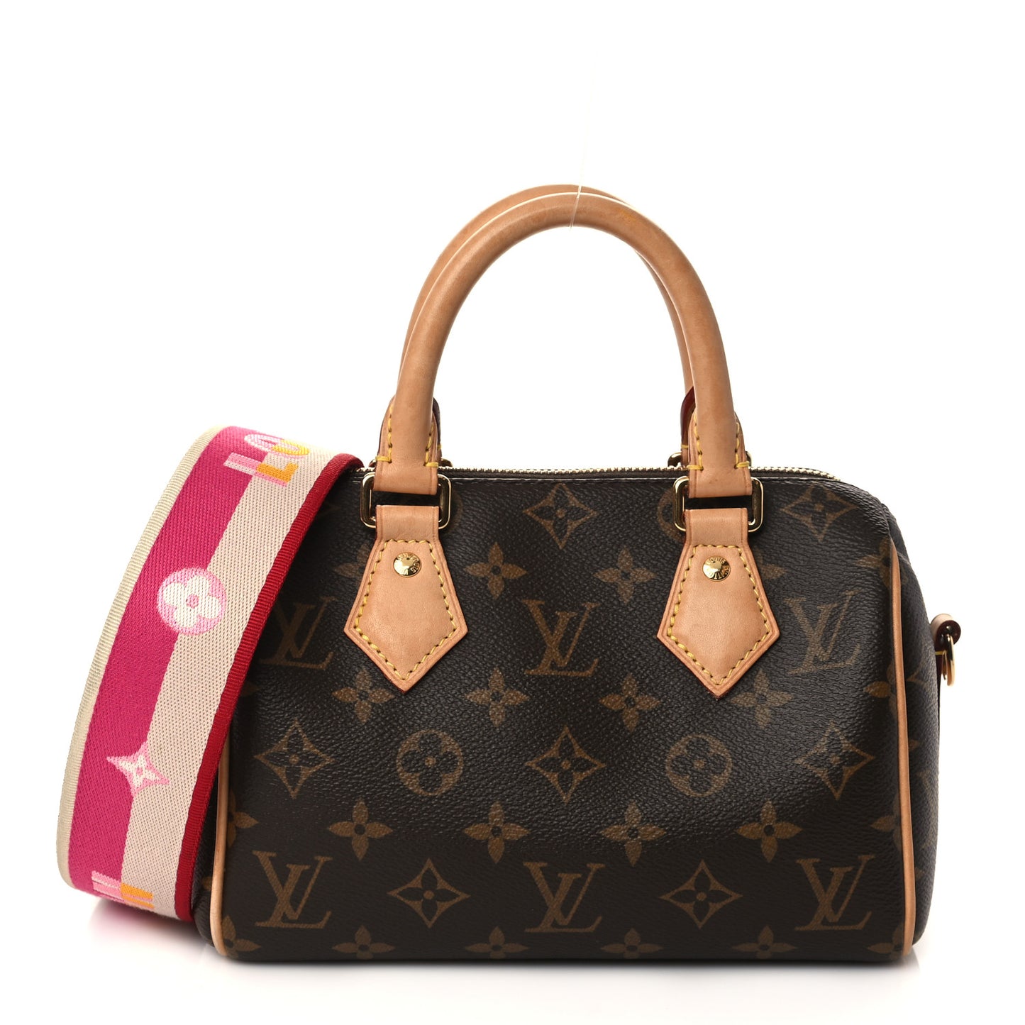 Monogram Speedy Bandouliere 20 Fuchsia