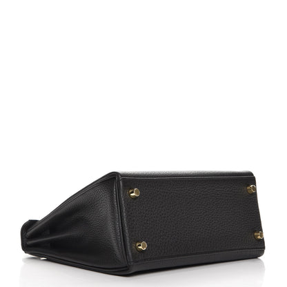 Hermes Togo Kelly Retourne 25 Black 6 of 36