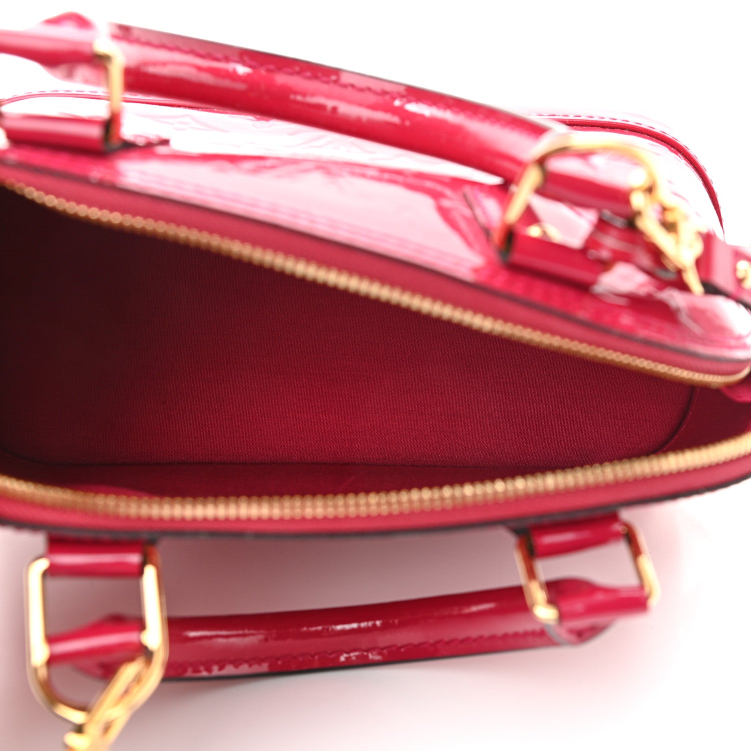 Louis Vuitton Vernis Alma BB Rose Indien 4 of 8