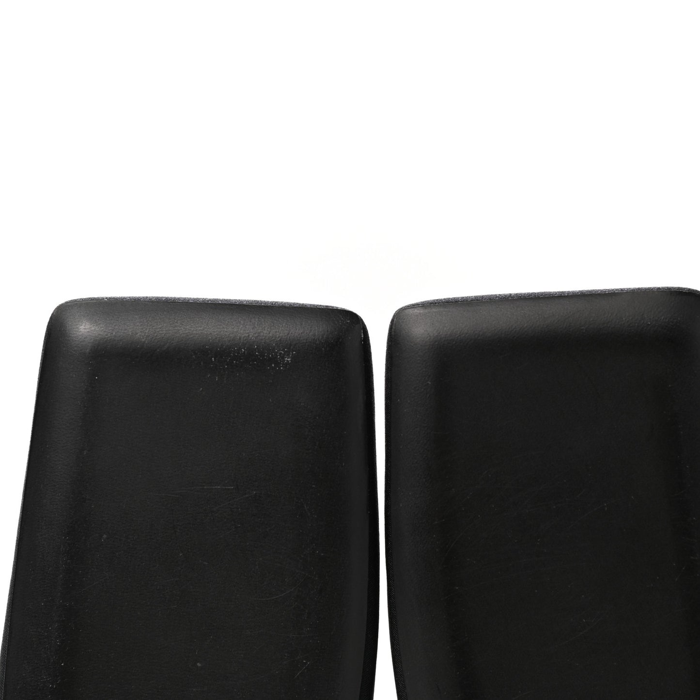 Satin Square Mule Heel Sandals 39 Black
