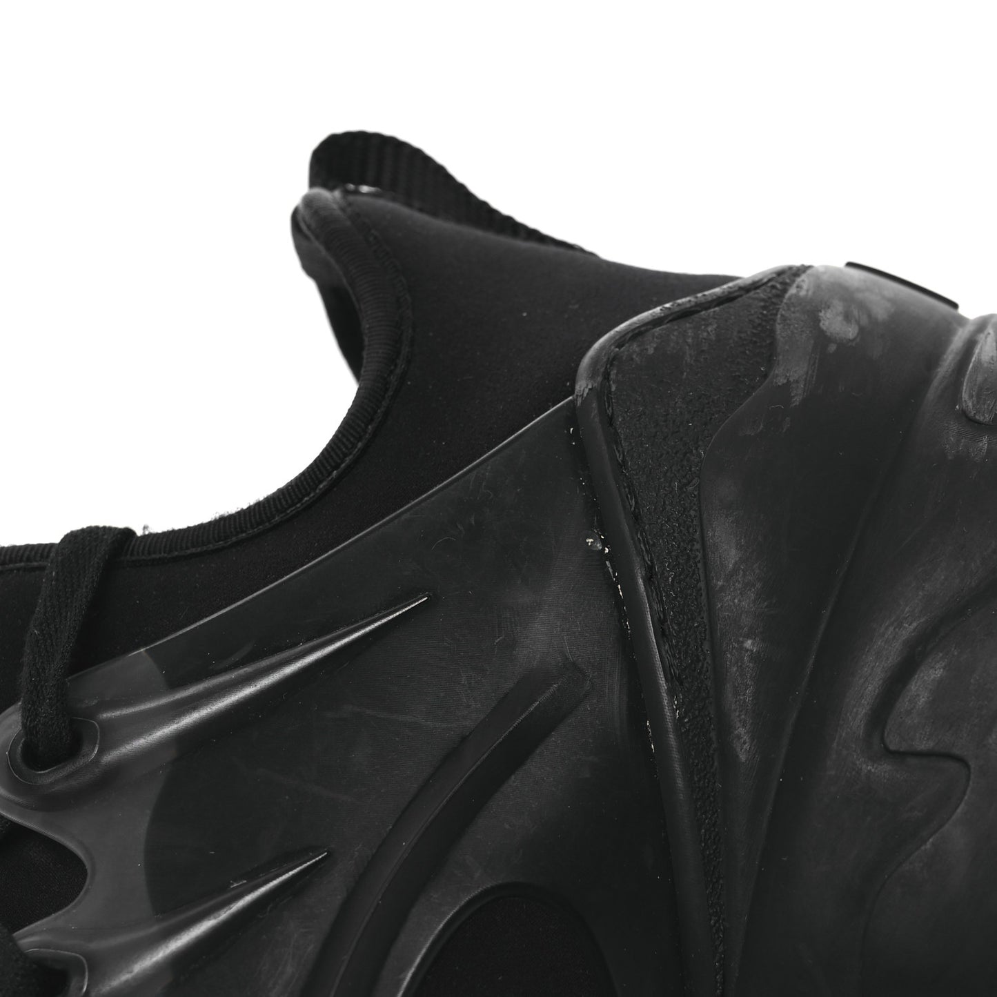 Neoprene Rubber Womens D-Connect Sneakers 37.5 Black