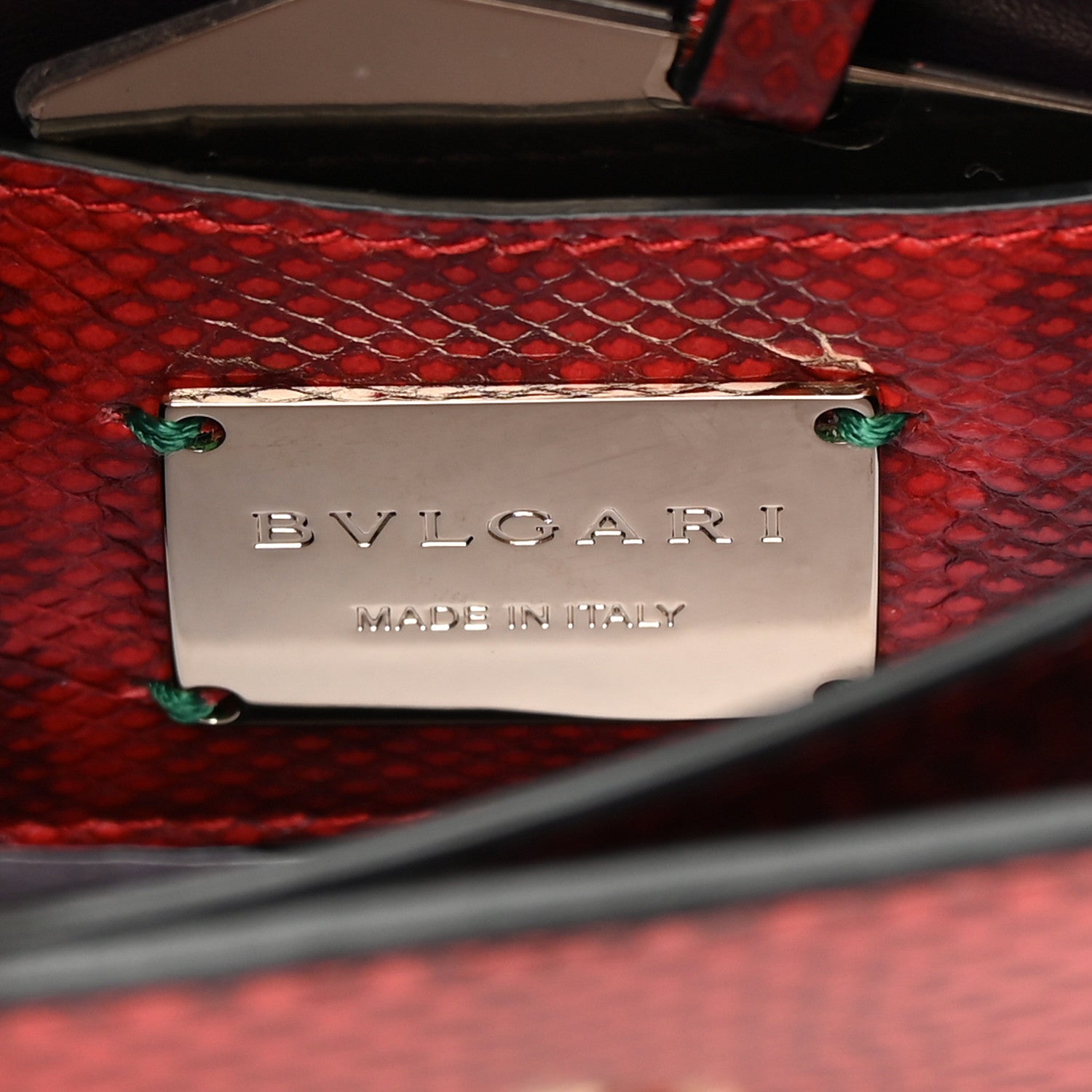 Bulgari Karung Serpenti Forever Crossbody Red 6 of 13