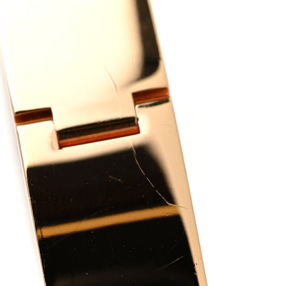 Hermes Enamel Narrow Clic Clac H Bracelet PM Bleu Glacier 5 of 5