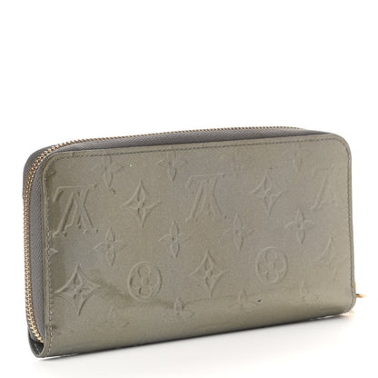 Louis Vuitton Vernis Zippy Wallet Gris Art Deco 3 of 8