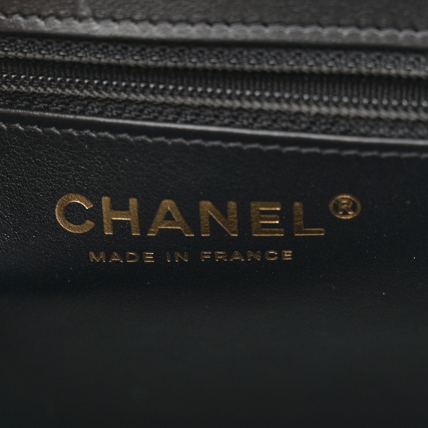 Shiny Aged Calfskin Quilted Nano Kelly Shopper Black