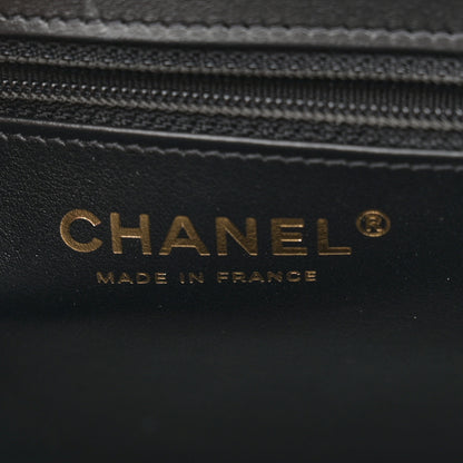Chanel Shiny Aged Calfskin Quilted Nano Kelly Shopper Black 6 of 11