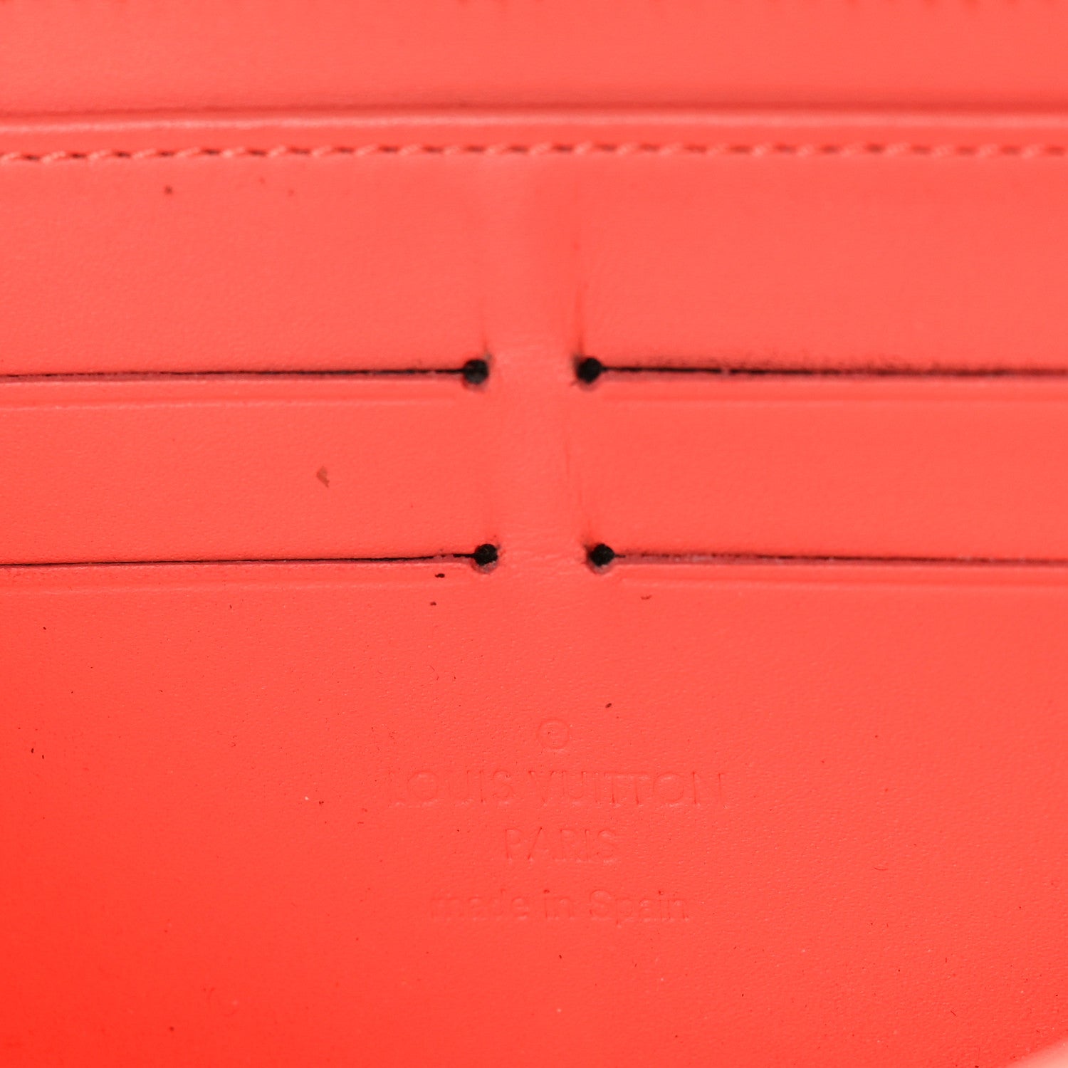 Louis Vuitton Patent Sweet Monogram Zippy Wallet Corail 7 of 12