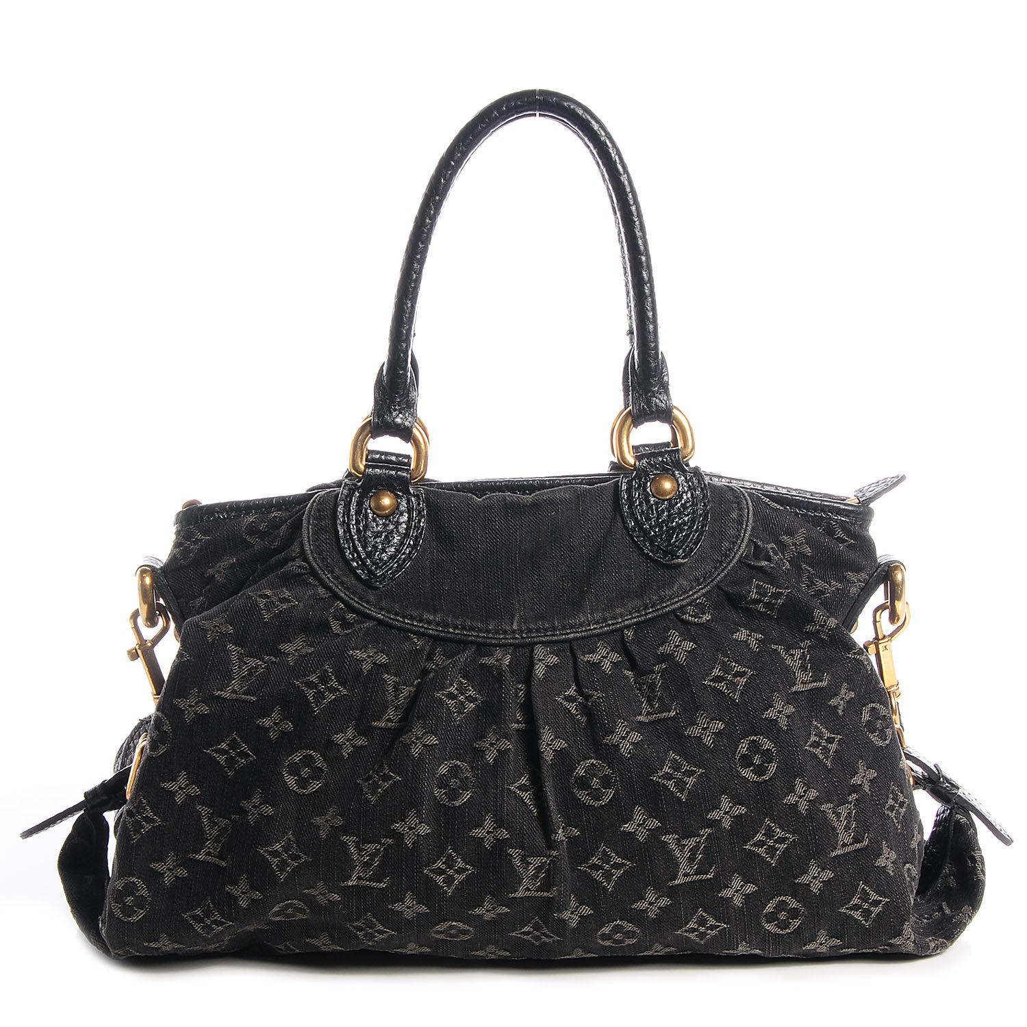 Louis Vuitton Denim Neo Cabby MM Black 1 of 7