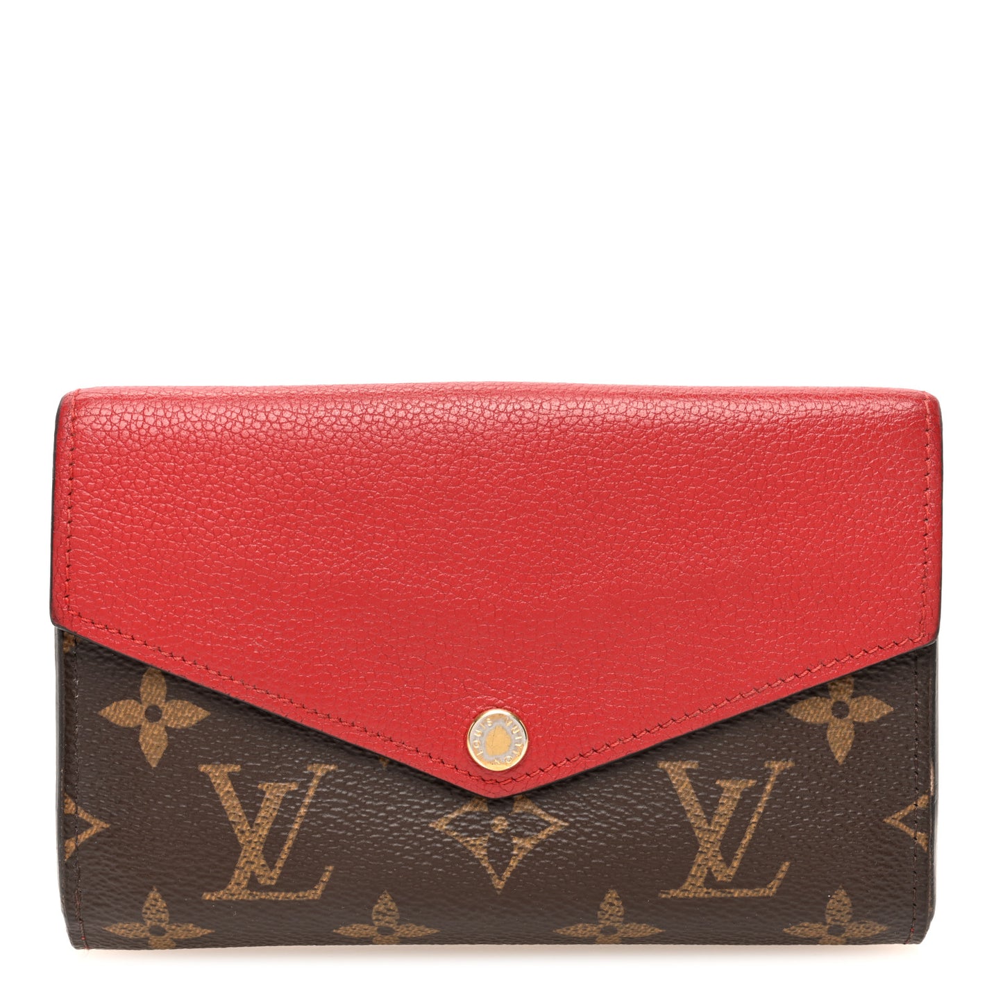 Monogram Pallas Compact Wallet Cherry