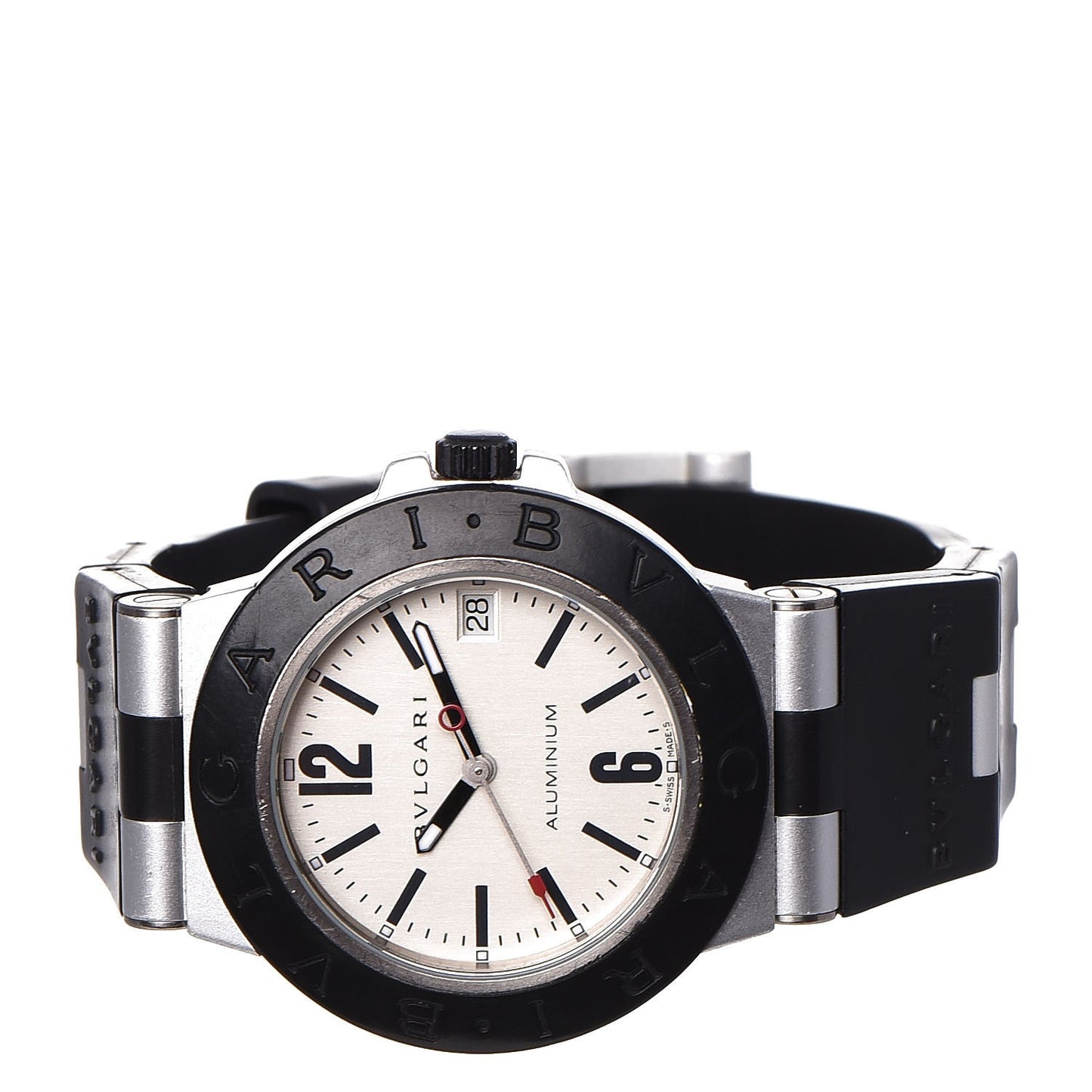 Aluminum Rubber 38mm Diagono Quartz Watch
