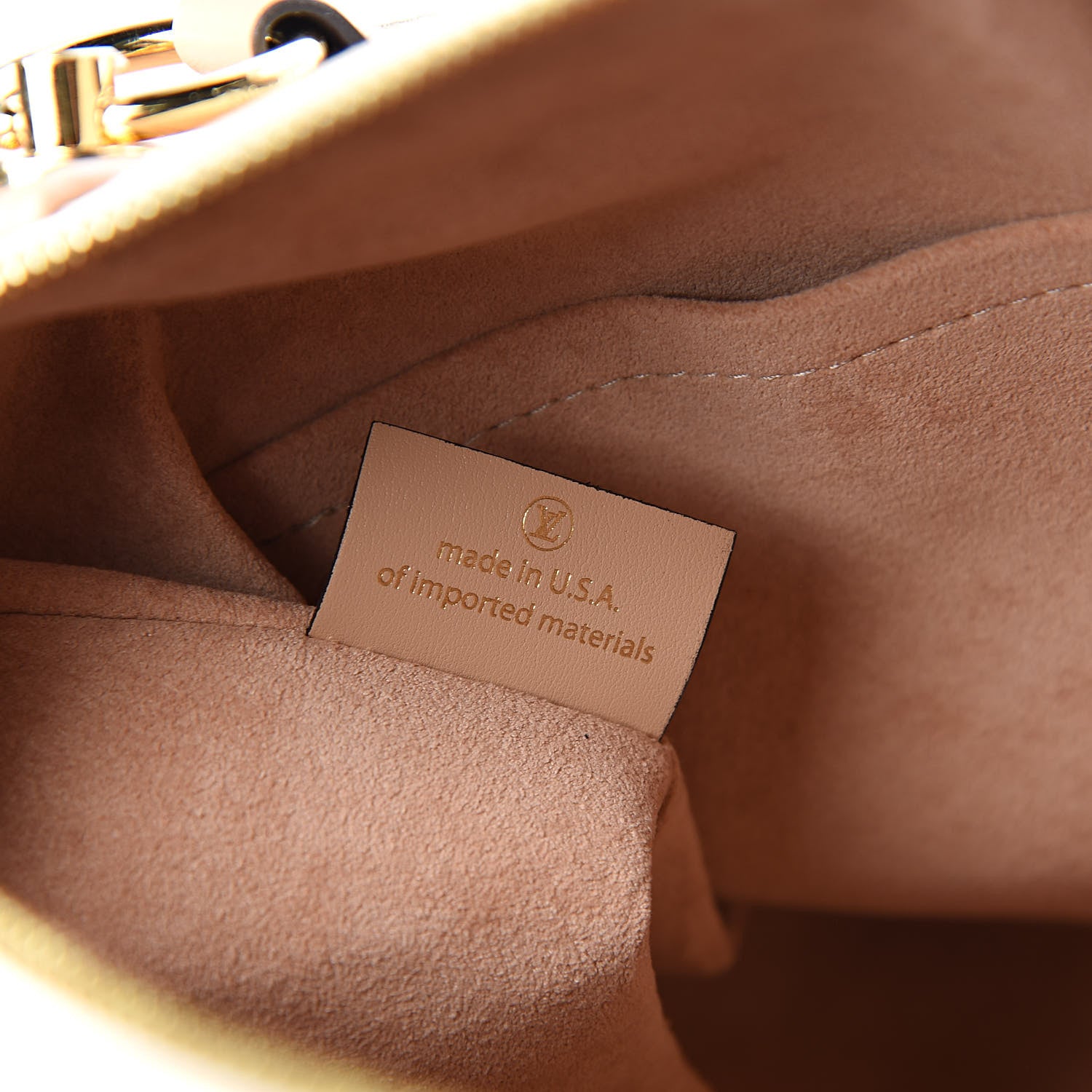 Louis Vuitton Empreinte V Tote MM Beige Rose Creme 8 of 11