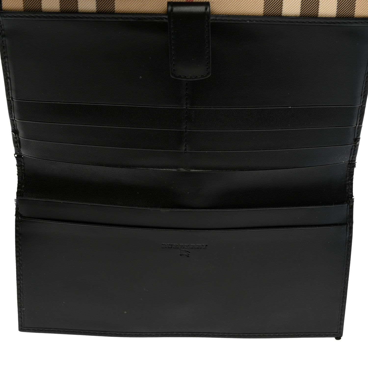 Burberry House Check Continental Wallet Black 5 of 10