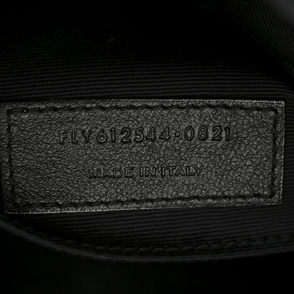 Saint Laurent Calfskin Matelasse Monogram Lou Camera Bag Dark Beige 7 of 10