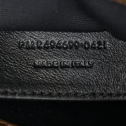 Saint Laurent SAINT LAURENT Calfskin Y Quilted Monogram Small Loulou Chain Satchel Soil Brown 7 of 10