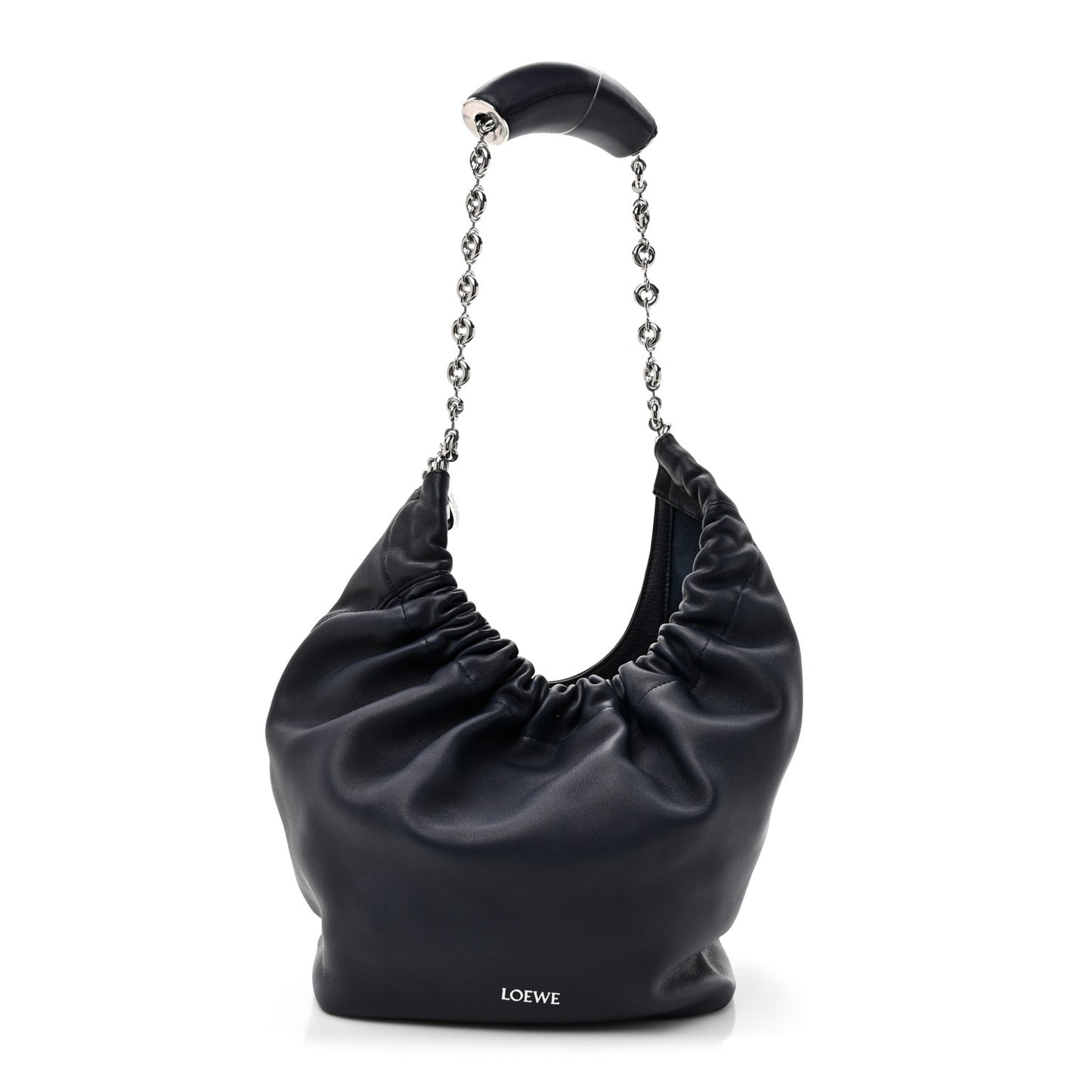 Nappa Small Squeeze Bag Abyss Blue Abyss Blue