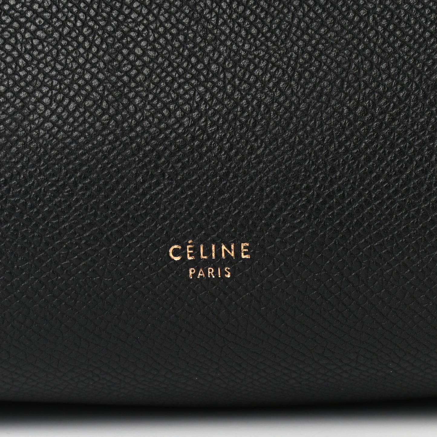 Grained Calfskin Mini Belt Bag Black