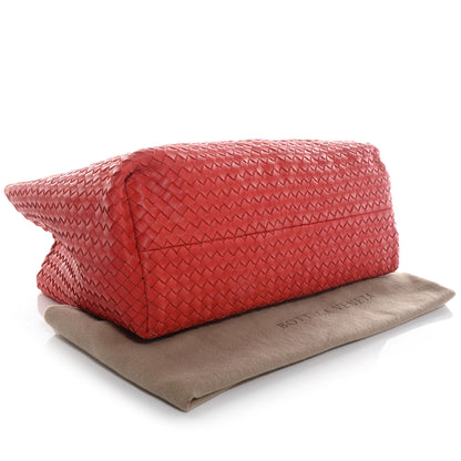 Bottega Veneta Nappa Intrecciato Medium Cabat Red 4 of 8