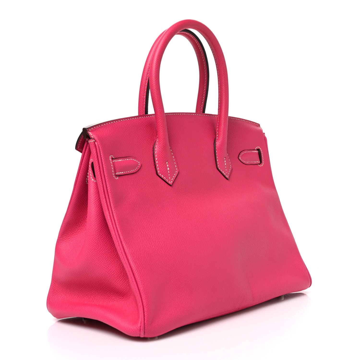Hermes Epsom Candy Birkin 30 Rose Tyrien Rubis 3 of 11
