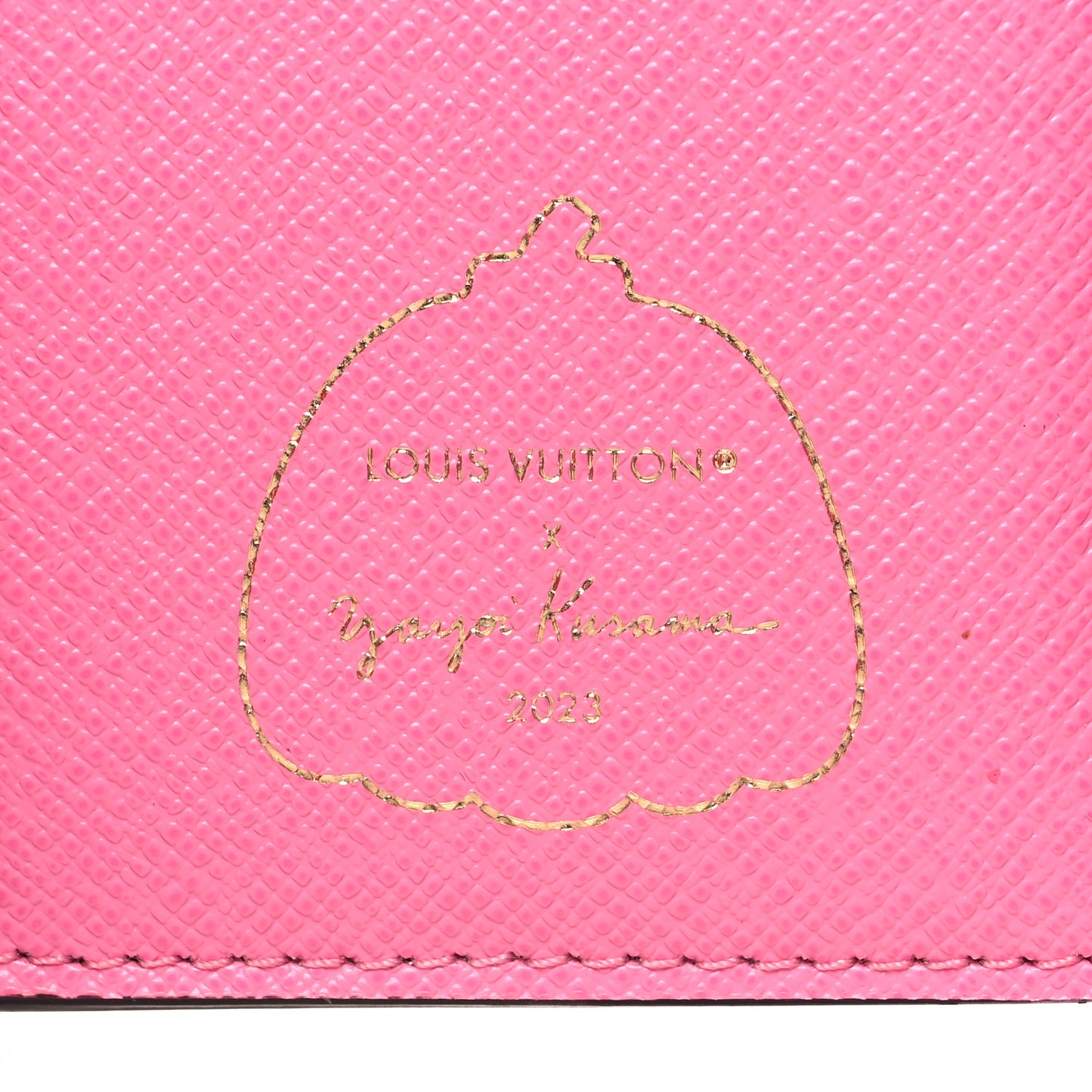 LV X YK Monogram Kusama Pumpkin Victorine Wallet