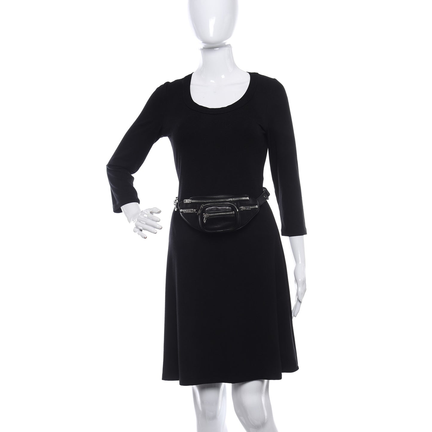 Lambskin Mini Attica Belt Bag Black