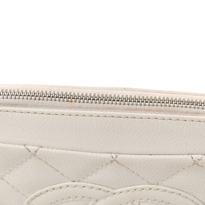 Chanel Caviar Quilted Timeless CC Shoulder Bag White 21 of 22