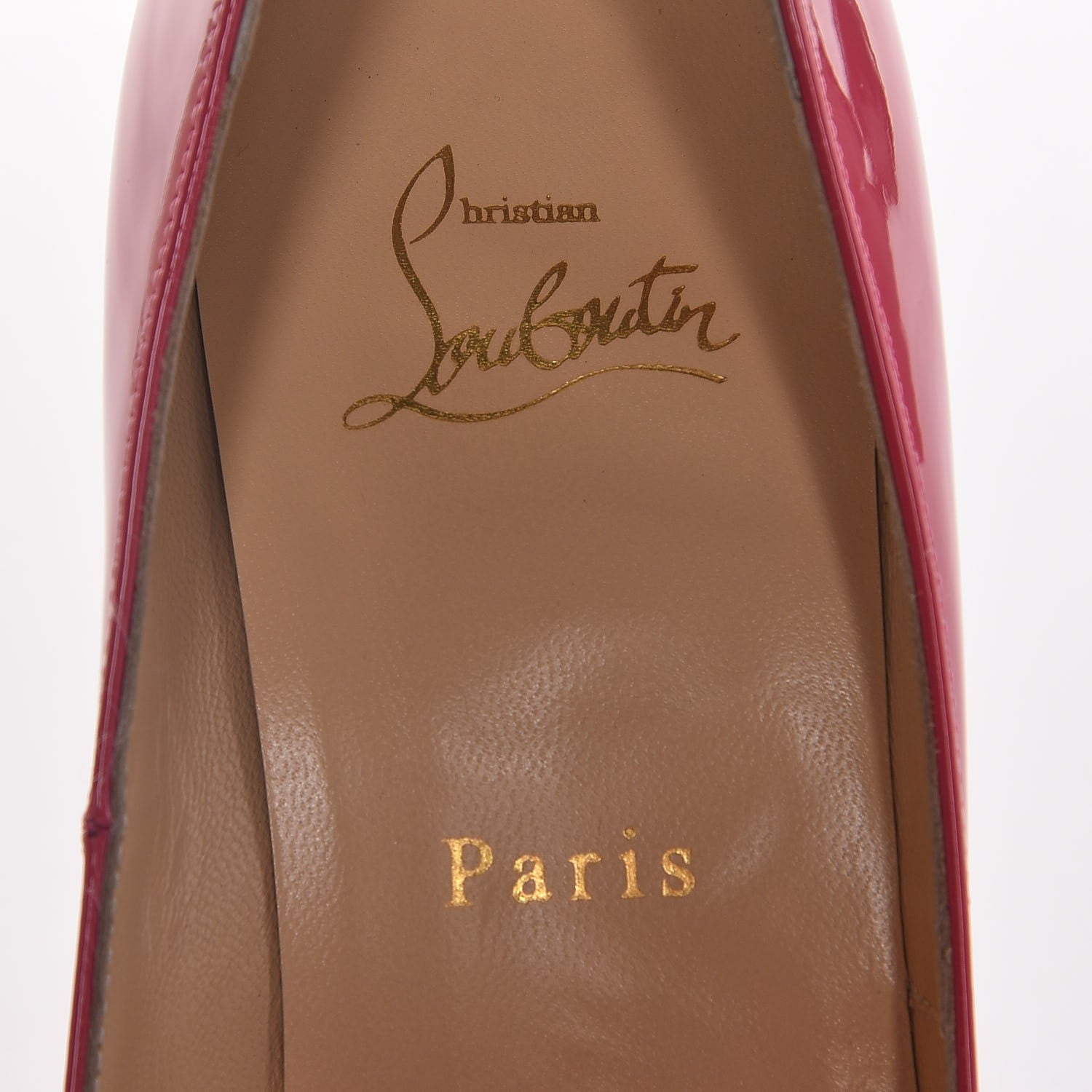 Christian Louboutin Patent New Very Prive 120 Pumps 38 Bon Bon 7 of 8