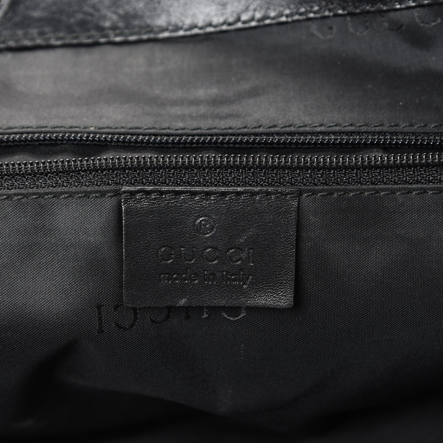 Calfskin Canvas Backpack Black