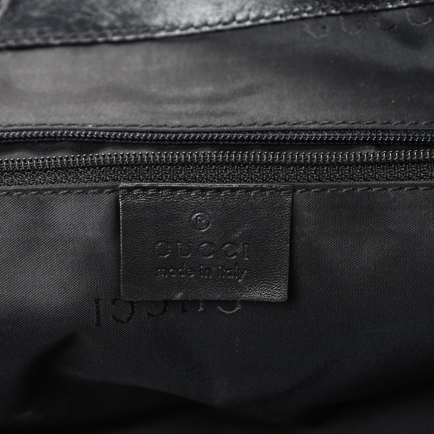 Gucci Calfskin Canvas Backpack Black 5 of 14