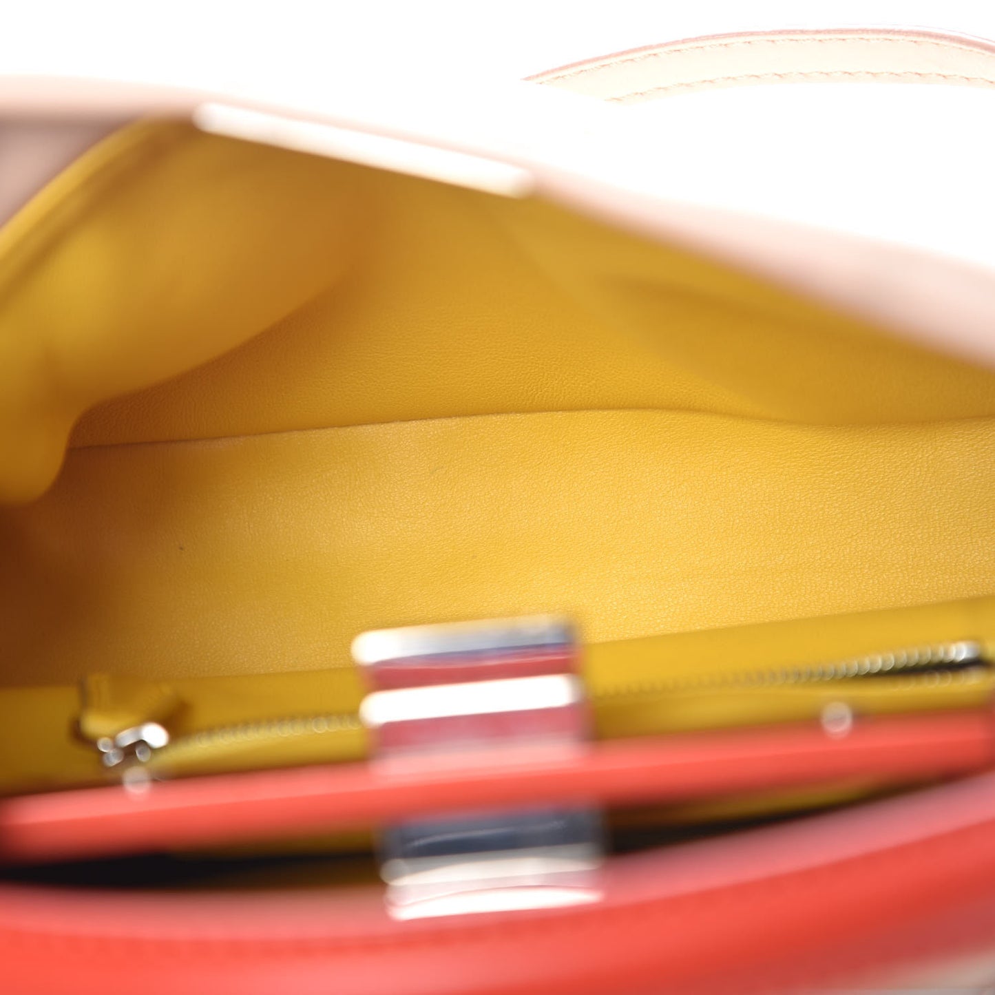 Nappa Colorblock Mini Peekaboo Iconic Satchel Plaster Sunflower Papavero
