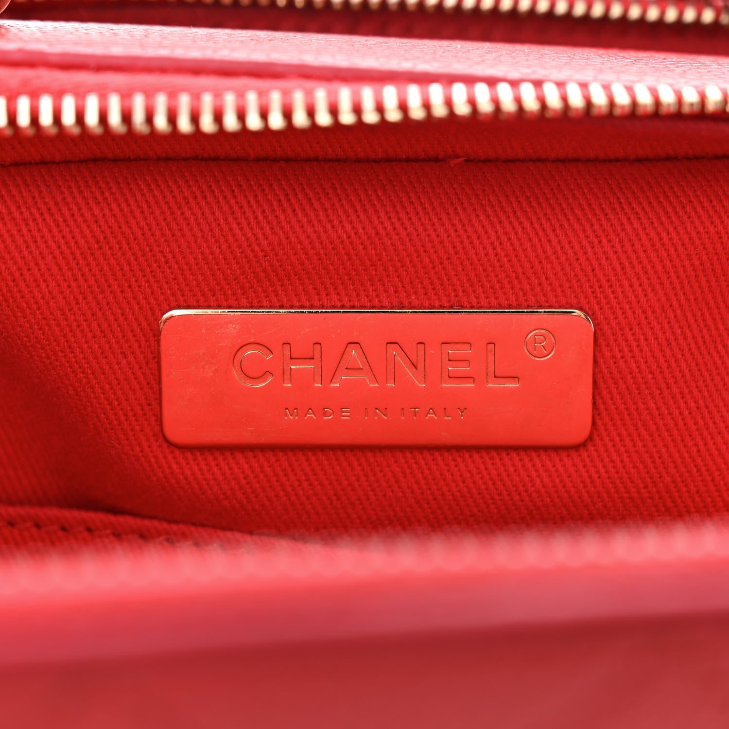 Chanel Caviar Quilted Small Camera Case Red 7 of 15
