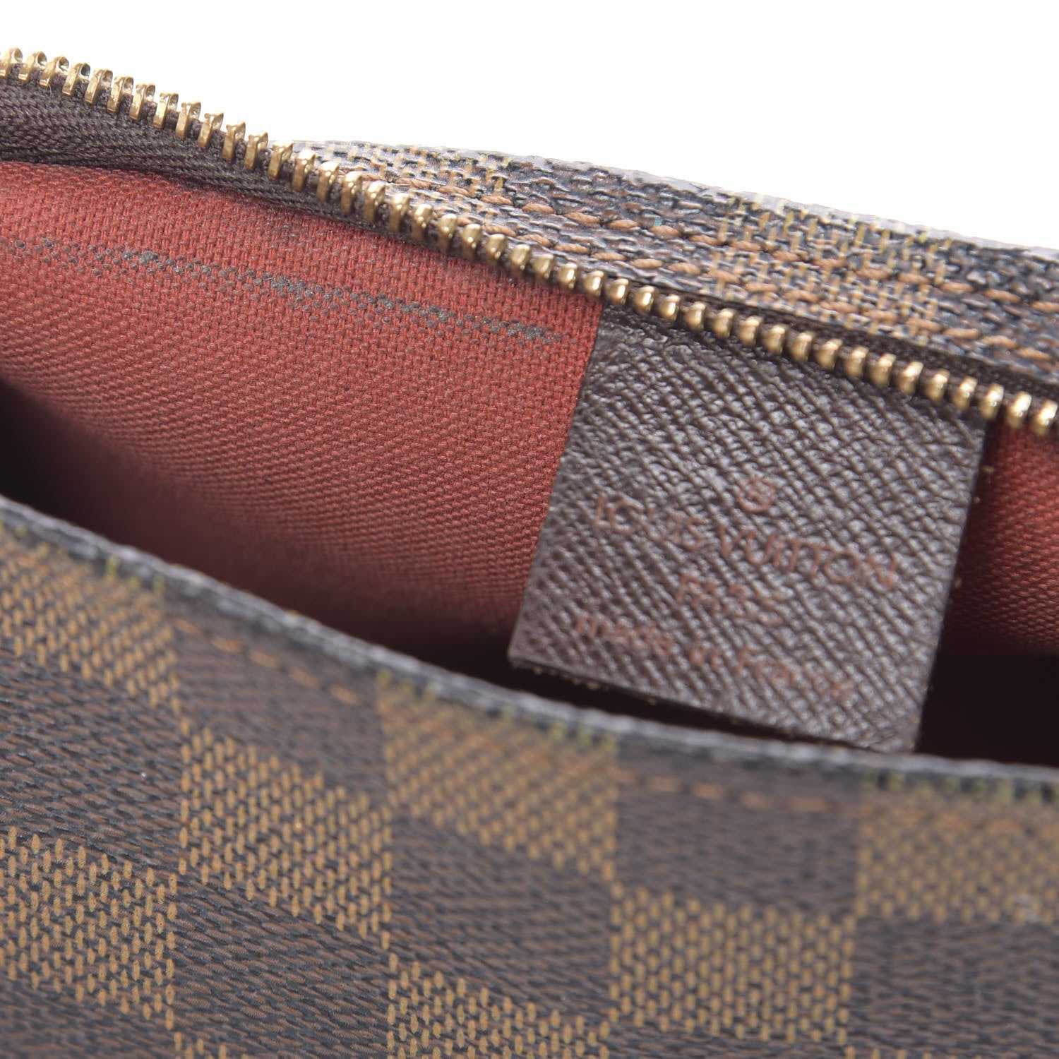 Louis Vuitton Damier Ebene Trousse Make Up Bag Pochette 13 of 19
