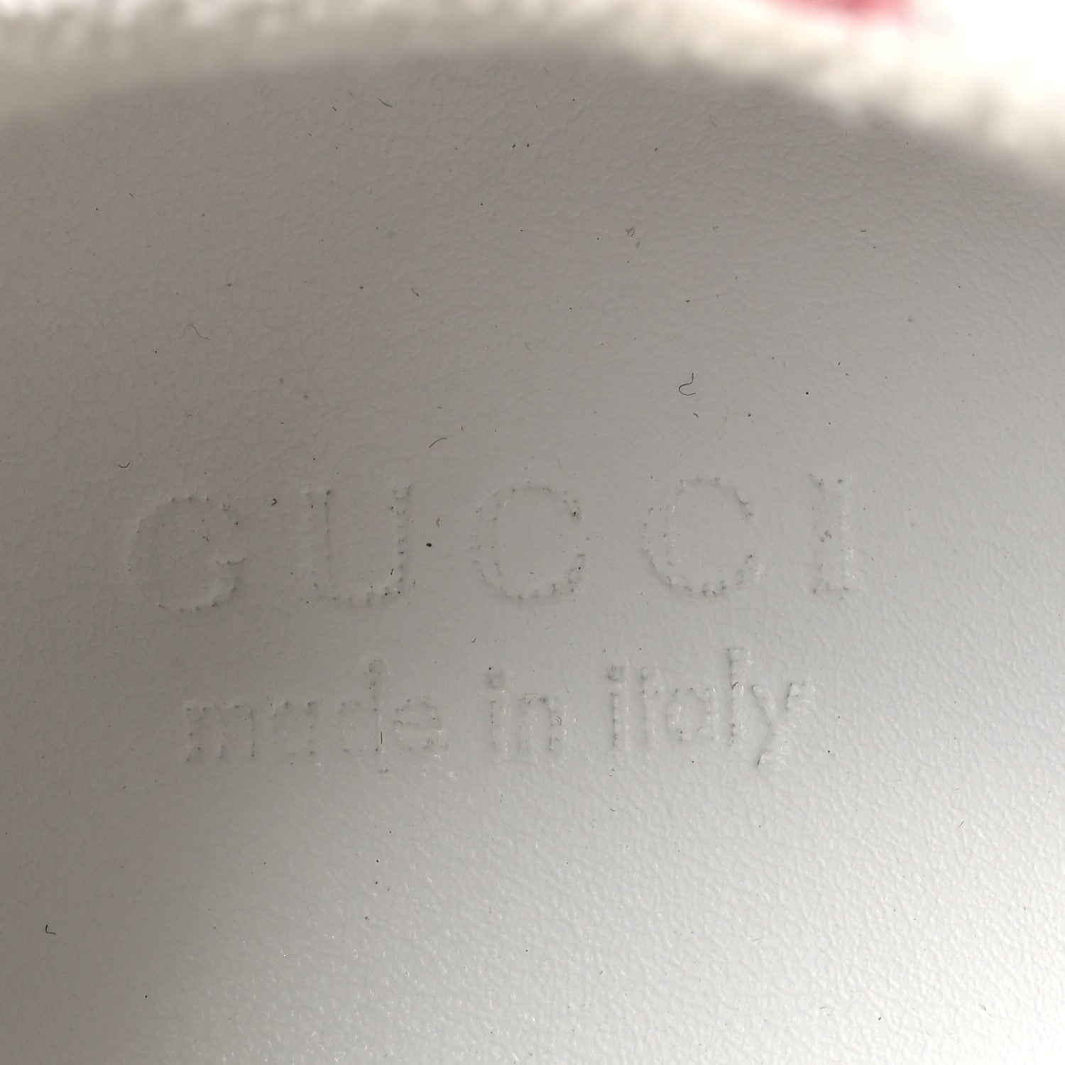 Gucci Lavaredo Eco Fabric Mesh Web Womens Rhyton Reflective Sneakers 37.5 Great White Water Rose Silver 7 of 8
