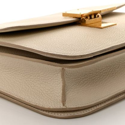 Celine Liege Calfskin Medium Classic Box Flap Bag White 9 of 11