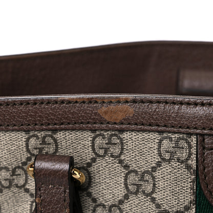 Gucci GG Supreme Monogram Medium Ophidia Shopping Tote Brown 16 of 19