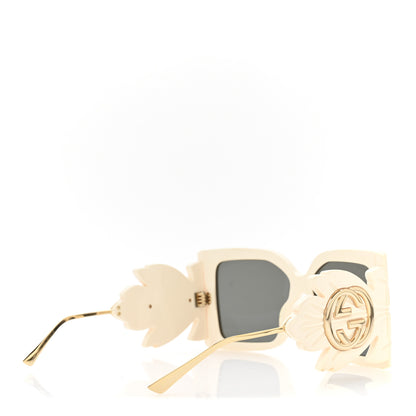 Gucci Acetate Square Frame Wing Sunglasses GG0535S Ivory 4 of 8