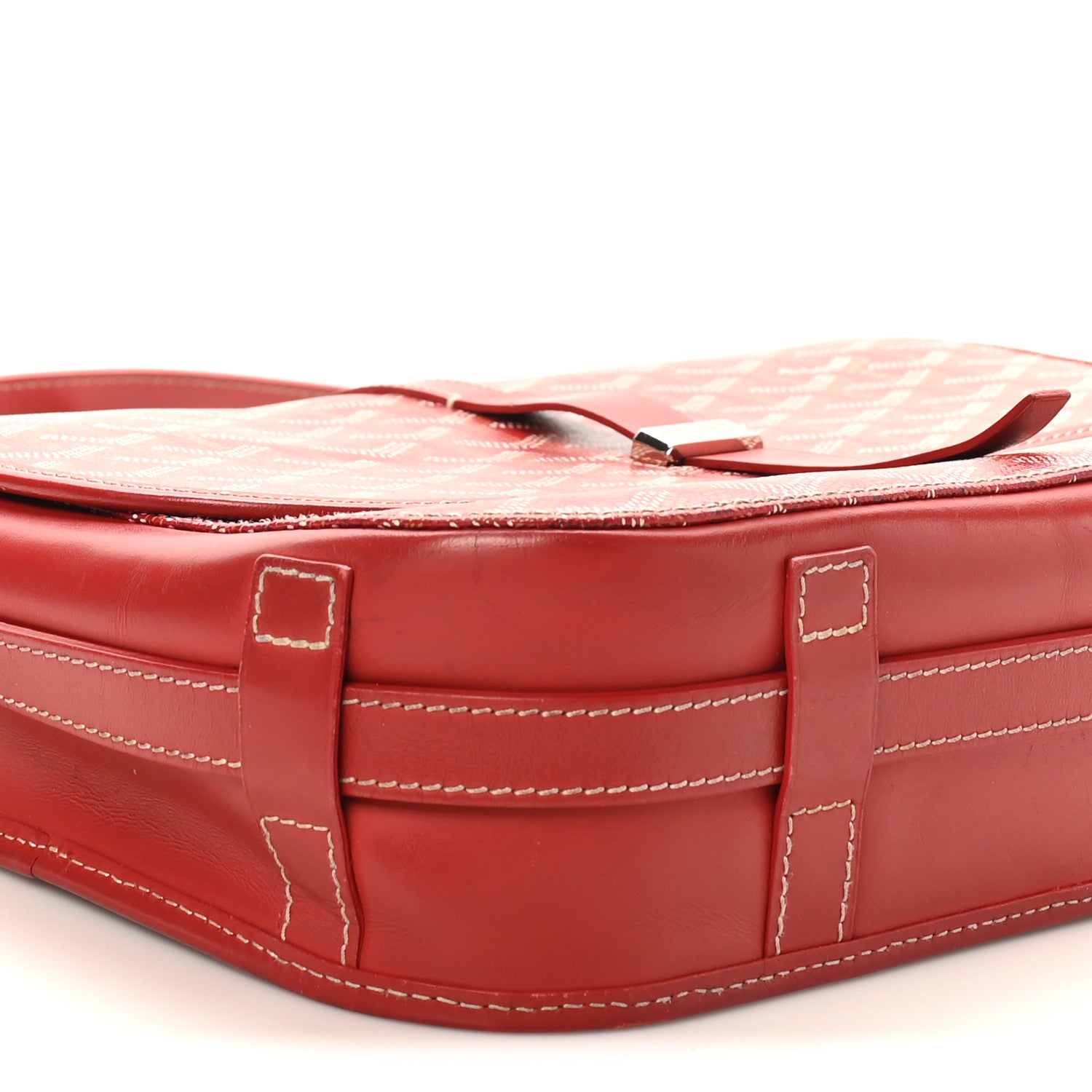 Goyard Goyardine Belvedere II MM Messenger Bag Red 8 of 9