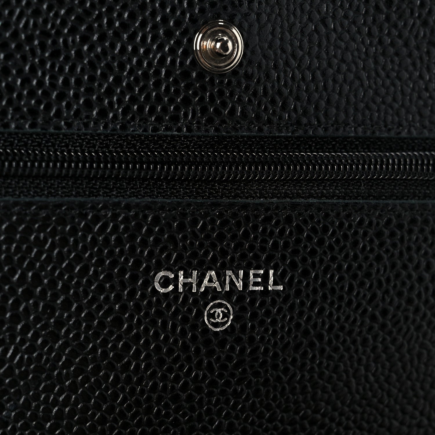 Chanel Caviar Quilted Wallet on Chain WOC Black 6 of 11