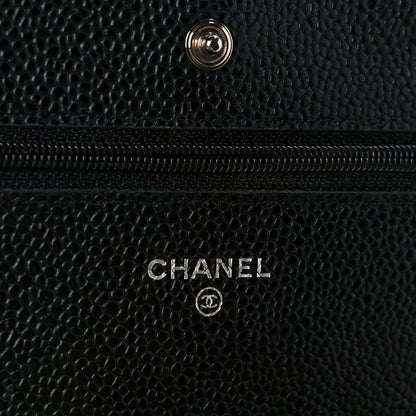 Chanel Caviar Quilted Wallet on Chain WOC Black 6 of 11