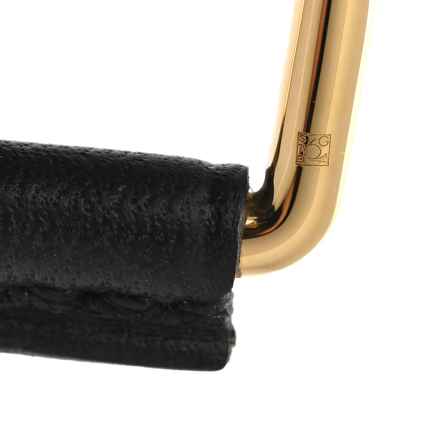 Swift Small Heritage Equestre Etrier Earrings Black
