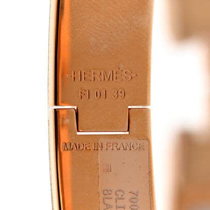 Hermes Enamel Narrow Clic Clac H Bracelet PM White 4 of 6