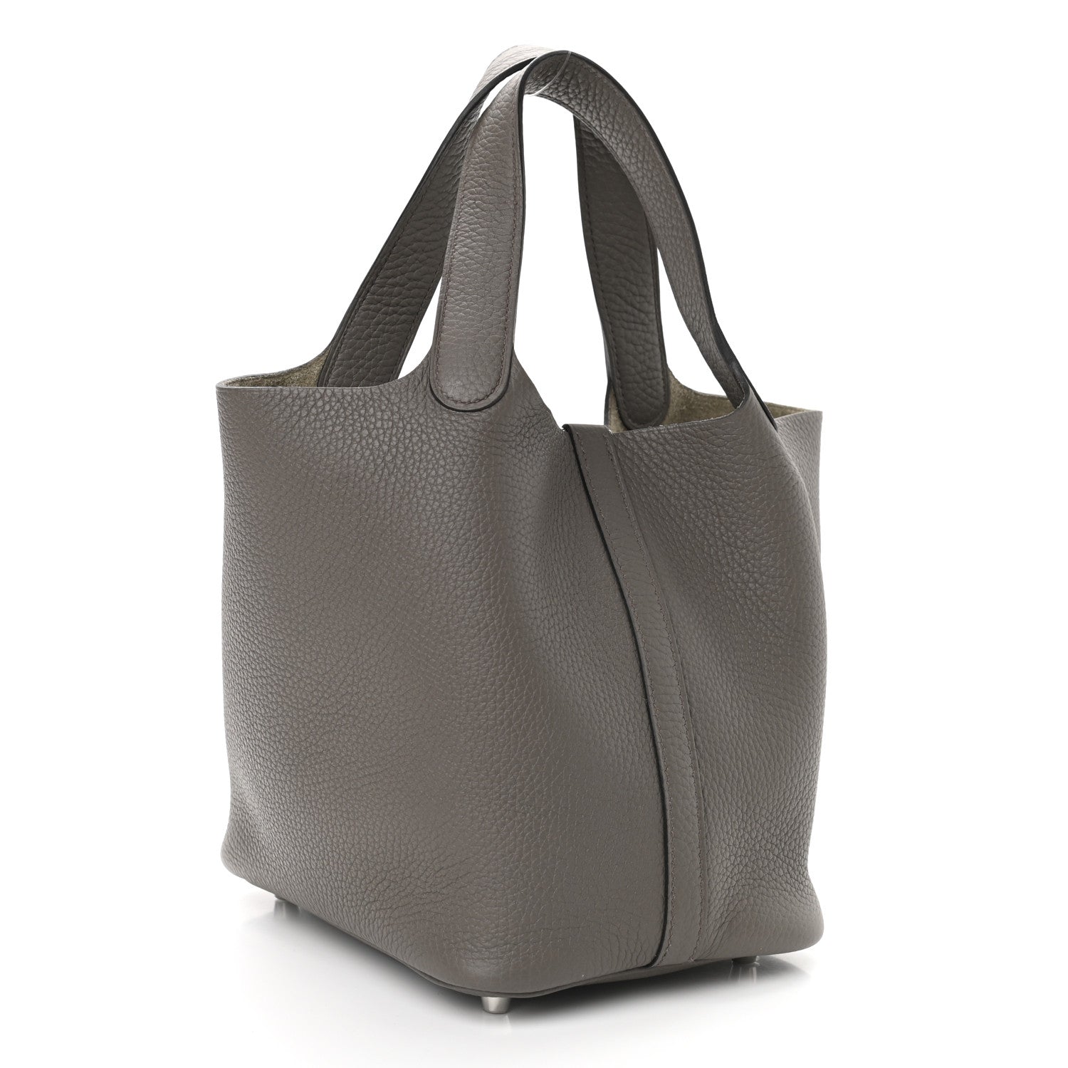 Hermes Taurillon Clemence Picotin Lock 18 PM Etain 3 of 9