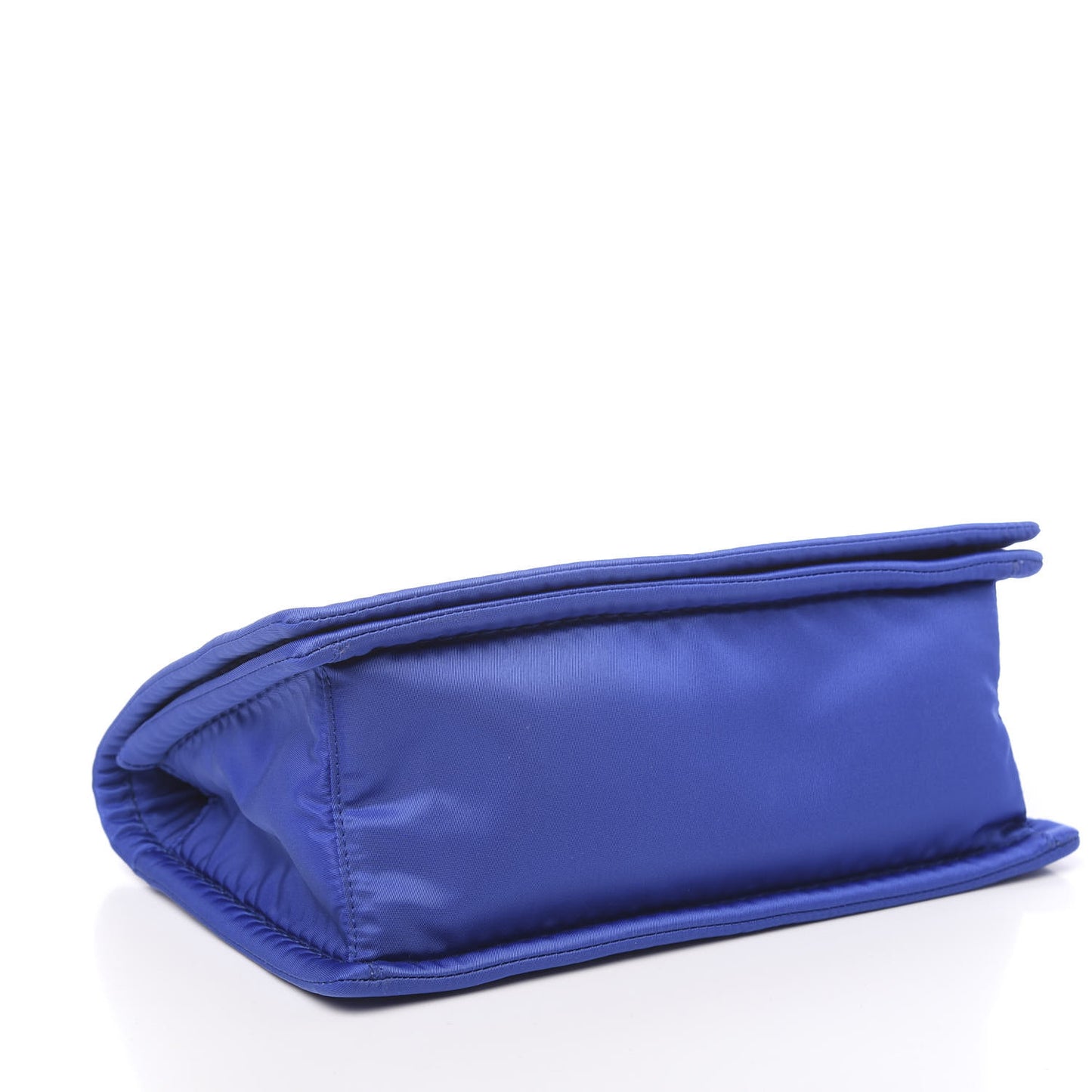 Nylon Tessuto Chain Shoulder Bag Indaco