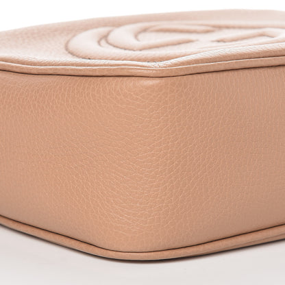 Gucci Pebbled Calfskin Small Soho Disco Bag Camelia 9 of 10