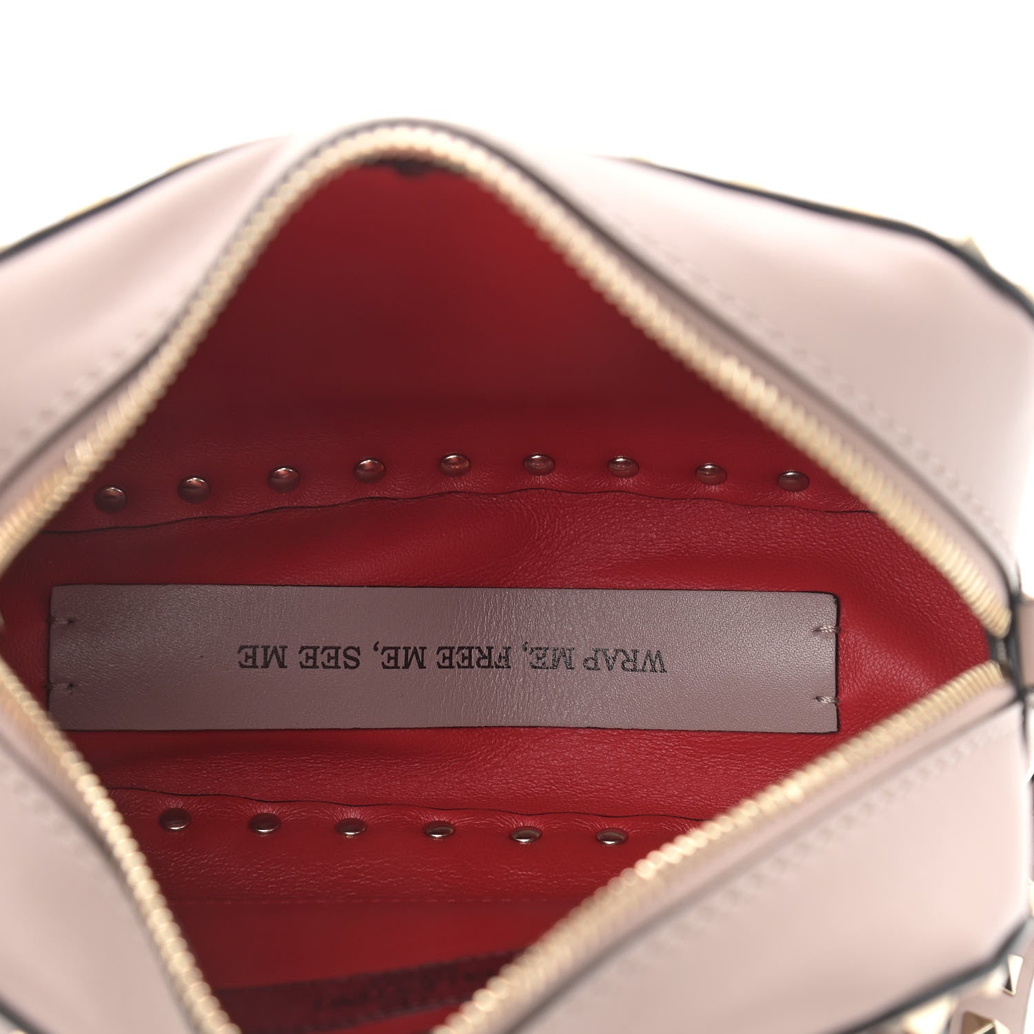Valentino Garavani X UNDERCOVER Calfskin Rockstud Rose Print Camera Crossbody Bag Poudre 5 of 8