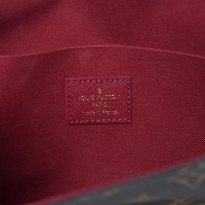 Louis Vuitton Monogram Pochette Felicie Chain Wallet Fuchsia 9 of 11