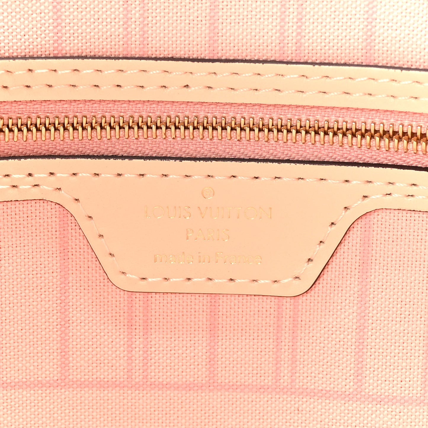 Damier Azur Braided Neverfull MM Pink
